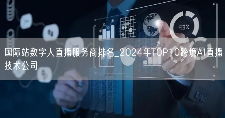 国际站数字人直播服务商排名_2024年TOP10跨境AI直播技术公司