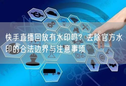 快手直播回放有水印吗？去除官方水印的合法边界与注意事项