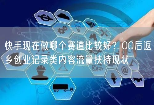 快手现在做哪个赛道比较好？00后返乡创业记录类内容流量扶持现状